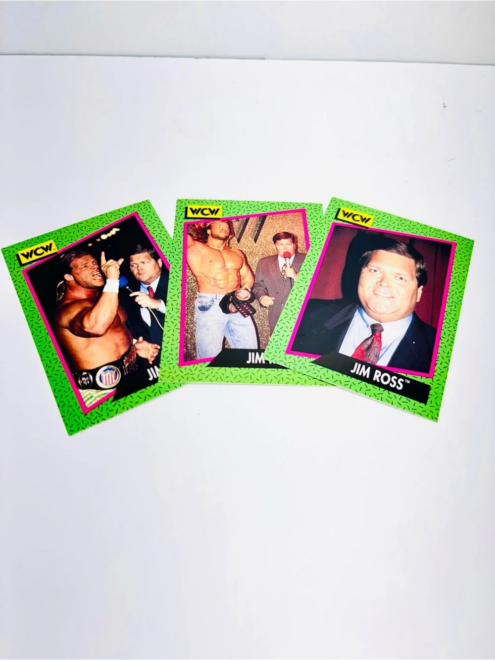 1991 WWF Superstars Pencil/Card Box WWE WCW Hasbro LJN Retro & 89 WCW Cards